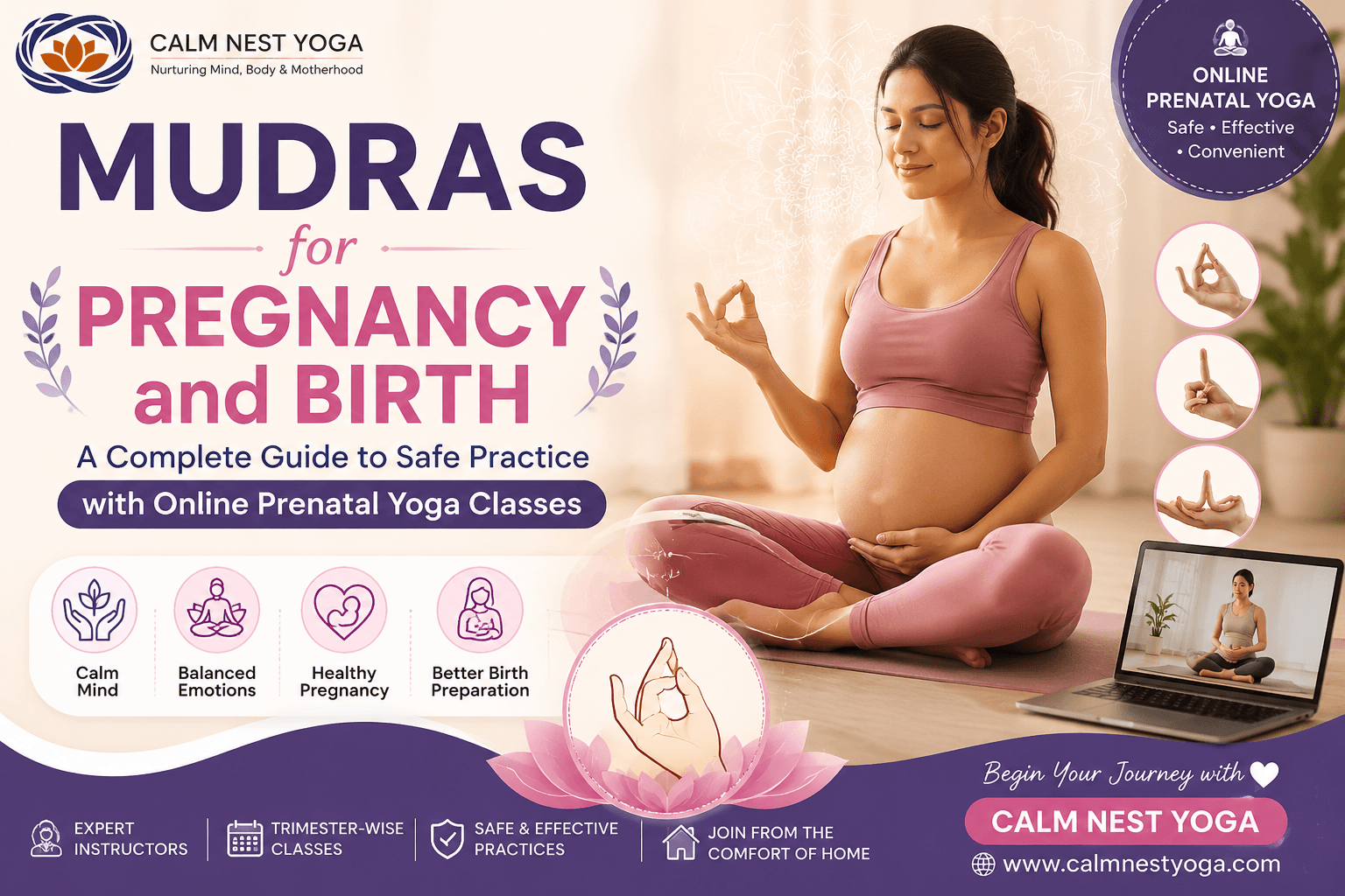 4 Mudras for Pregnancy and Birth: Benefits & Safety