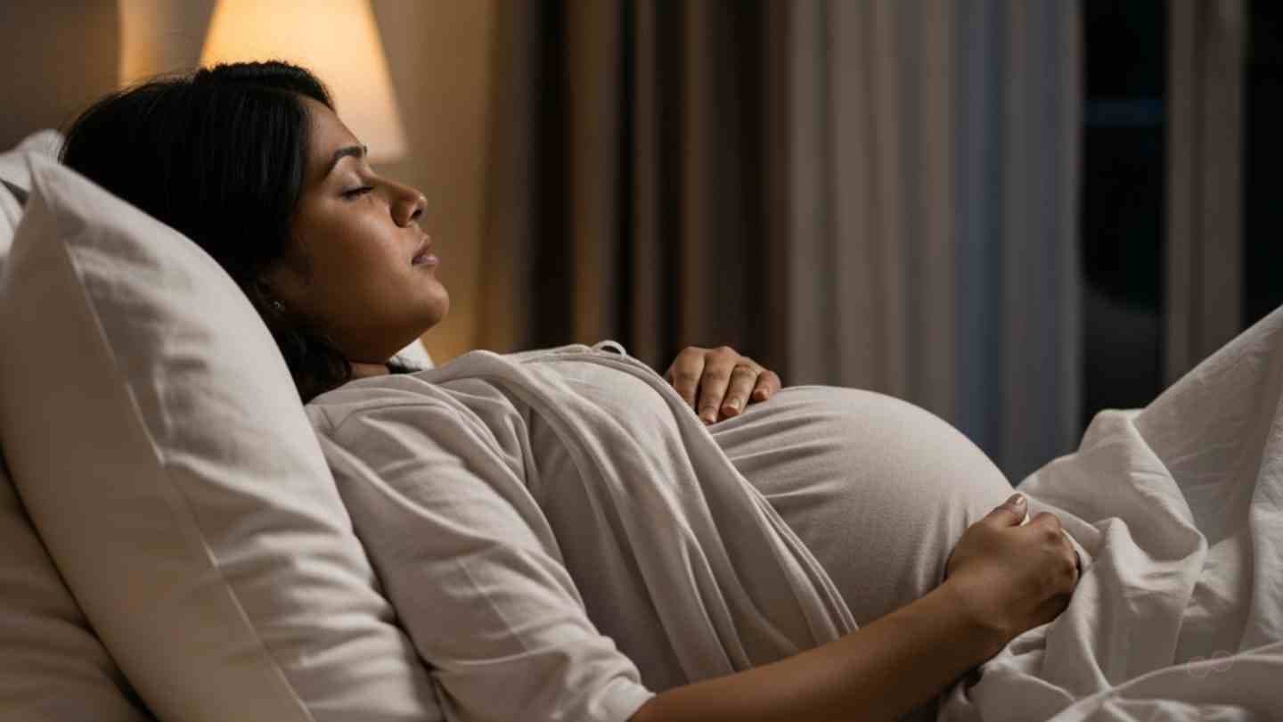 Best Sleeping Positions During Pregnancy (Trimester-Wise Guide for Safe Sleep)