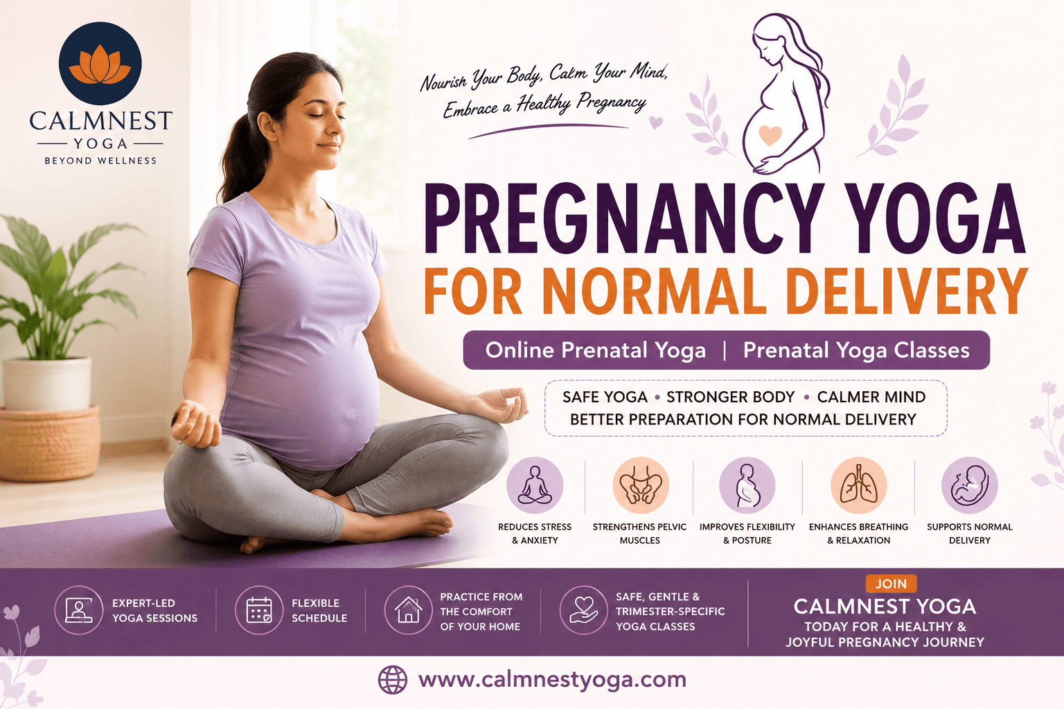Pregnancy Yoga for Normal Delivery: A Complete Guide for Expecting Mothers