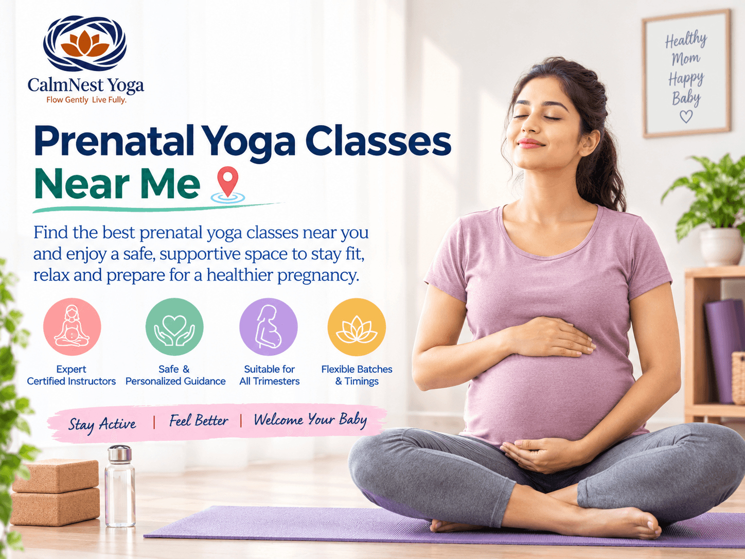 Prenatal Yoga Classes Near Me: How to Find the Right Class During Pregnancy
