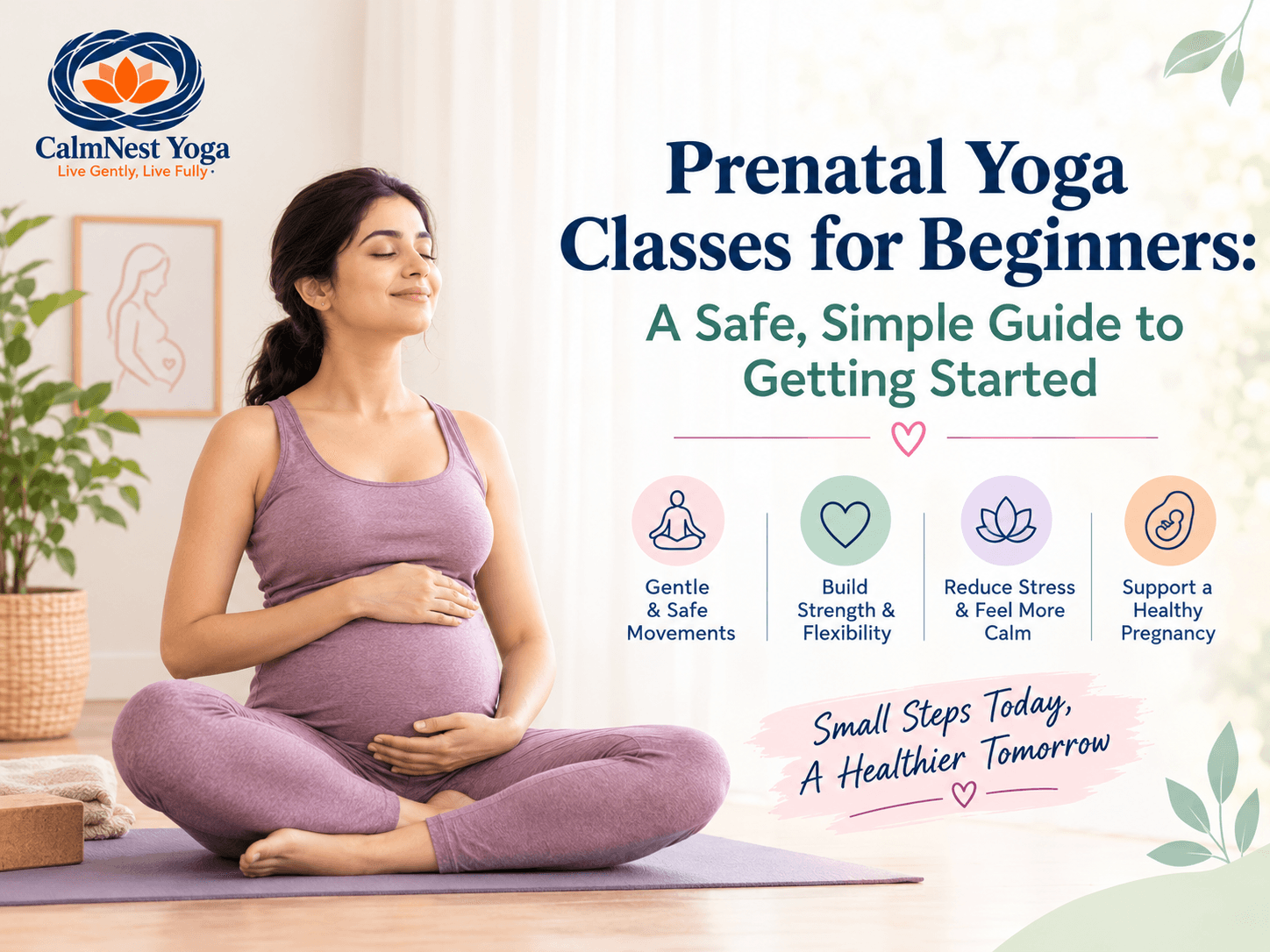 Prenatal Yoga Classes for Beginners: A Safe, Simple Guide to Getting Started